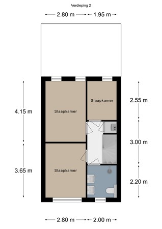 Floorplan - Bloemendalstraat 53, 6291 CL Vaals